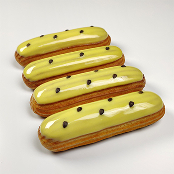 PASSION-FRUIT WHIPPED GANACHE ECLAIRS